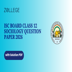 ISC Class 12 Sociology Question Paper 2026 with Solution Pdf